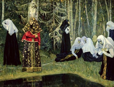 The Legend of the Invisible City of Kitezh, 1917-22 by Mikhail Vasilievich Nesterov